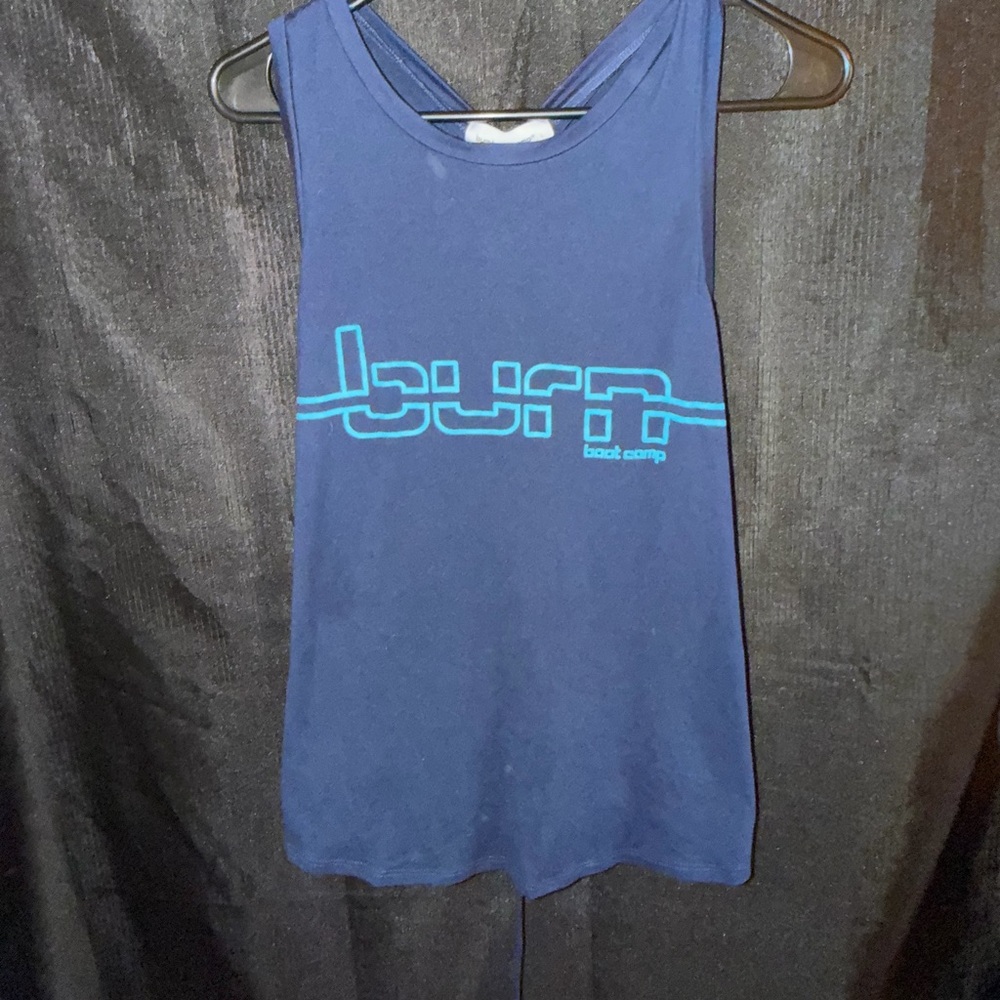 Burn Boot Camp Navy Tank Top